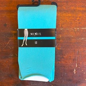 Capri Cool turquoise pantyhose/ leggings